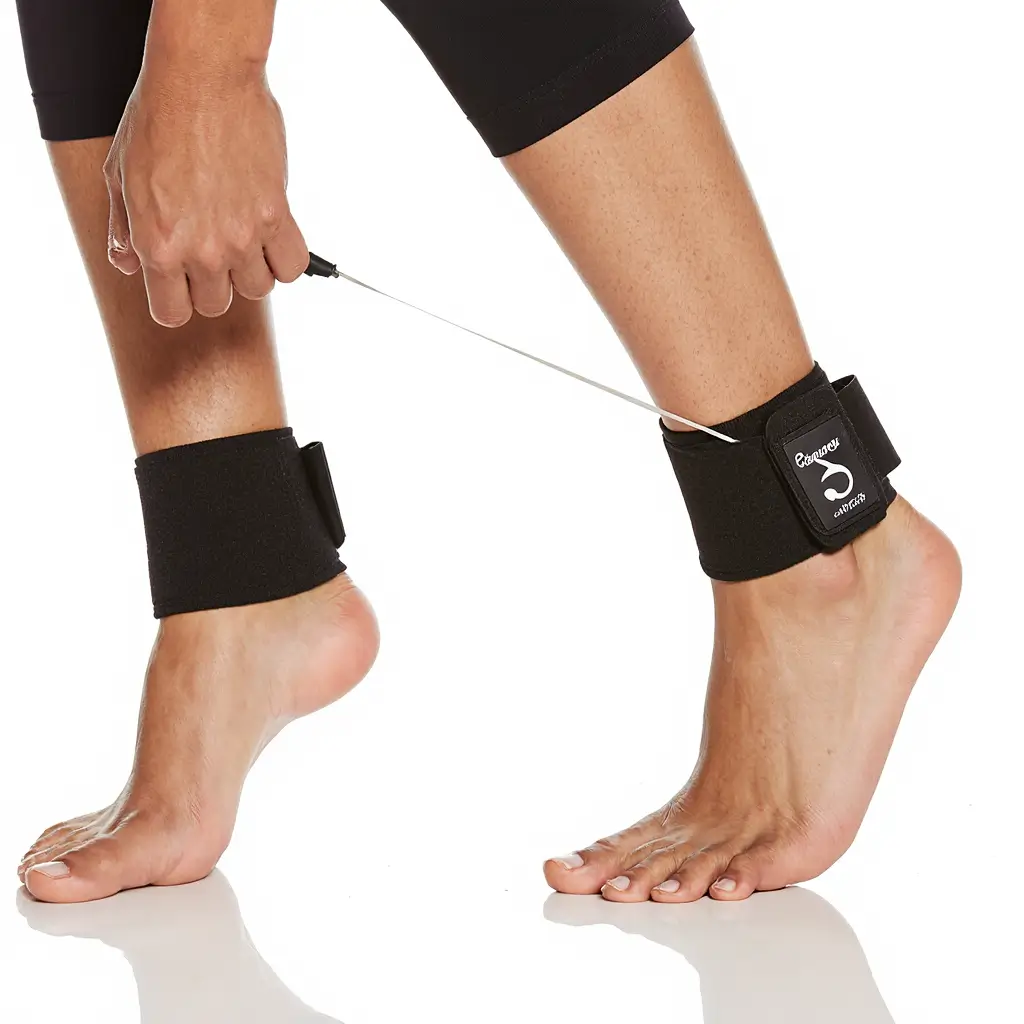 Ankle resistance bands with cuffs