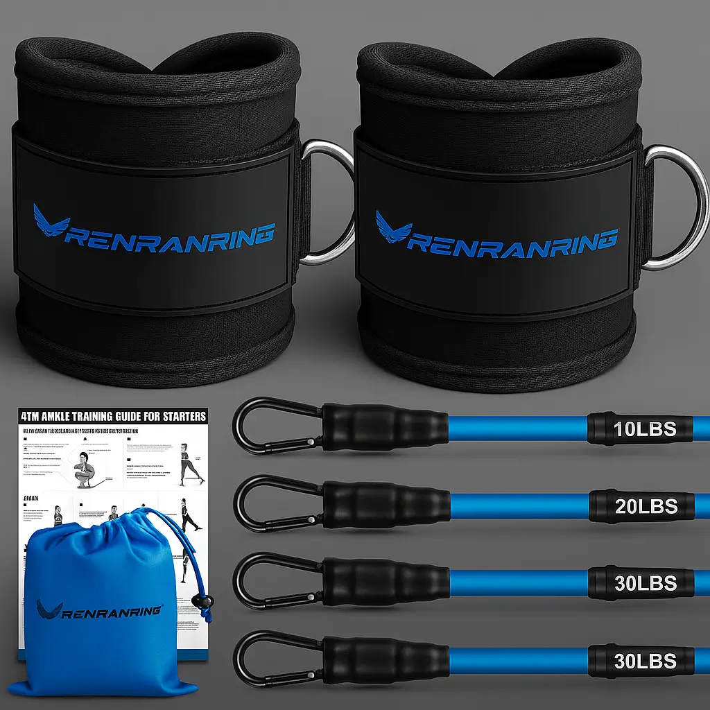 Ankle Resistance Bands with Cuffs